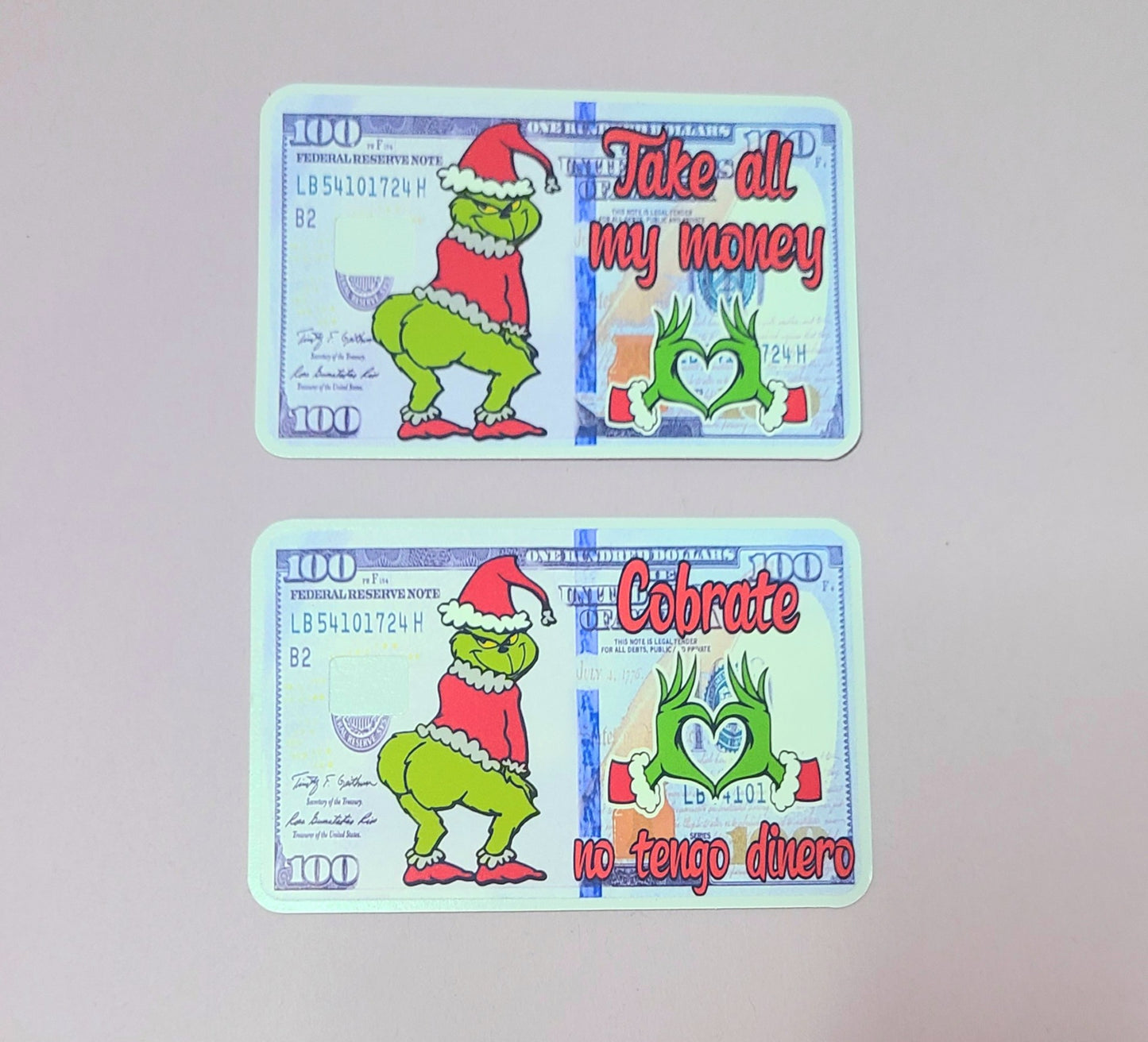 Grinch Card Skins