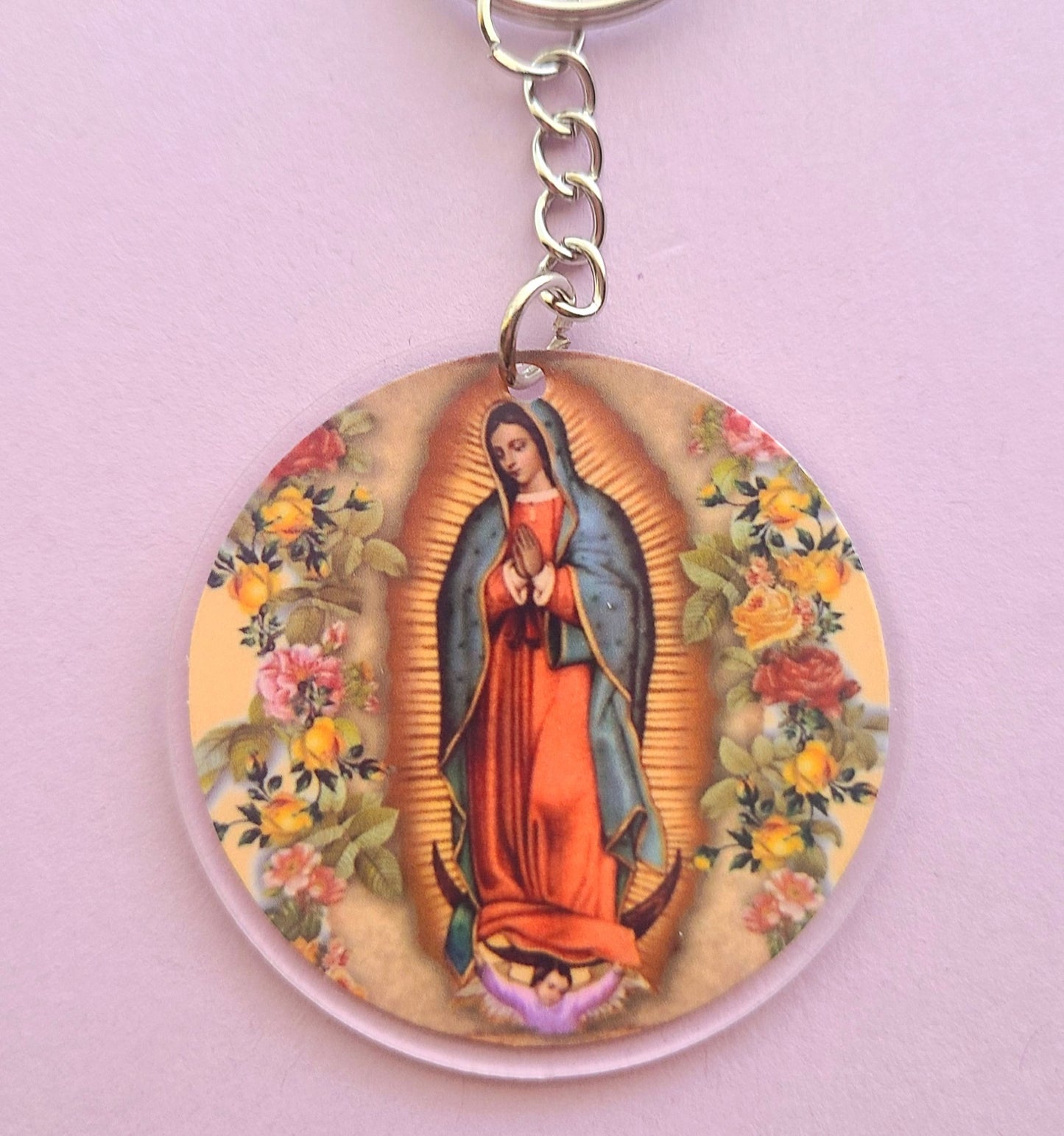 San Judas/Virgencita Keychains