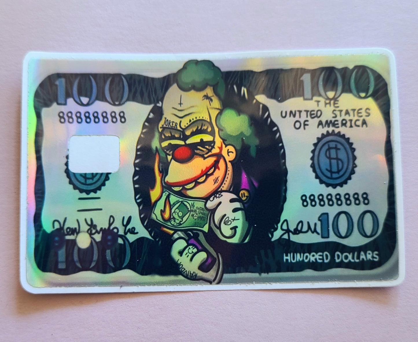 Holographic Money Game Card Skins