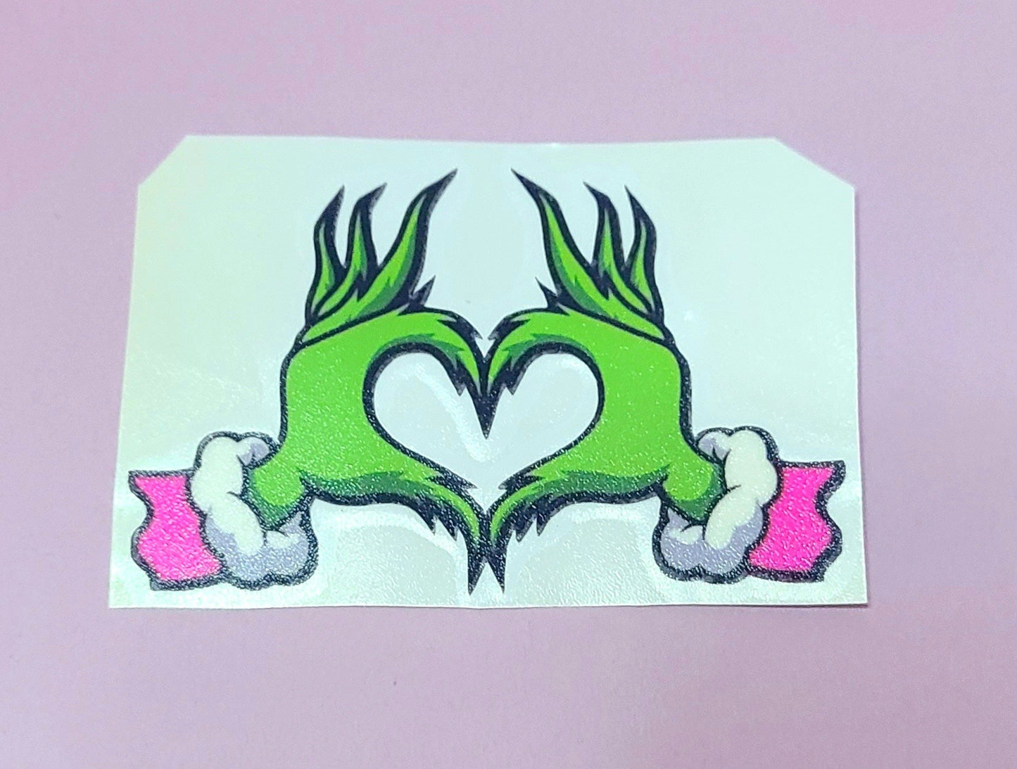 Heart Grinch Hands