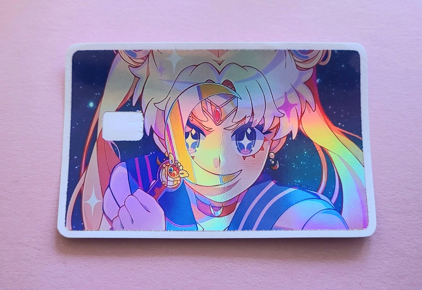 Holographic Sailor Moon Card Skins