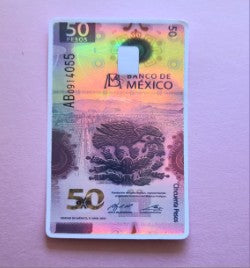 Holographic Pesos Mexicanos