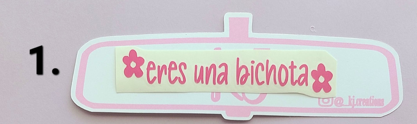 Car Mirror Decals
