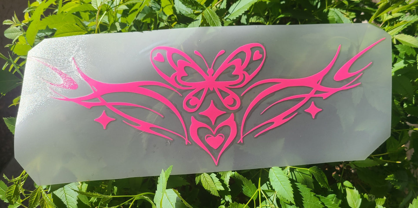HOT PINK Y2K Car Decals