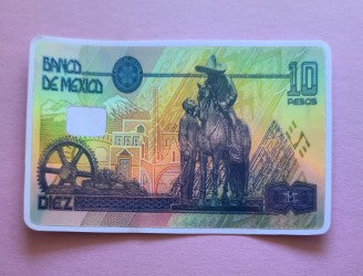 Holographic Pesos Mexicanos