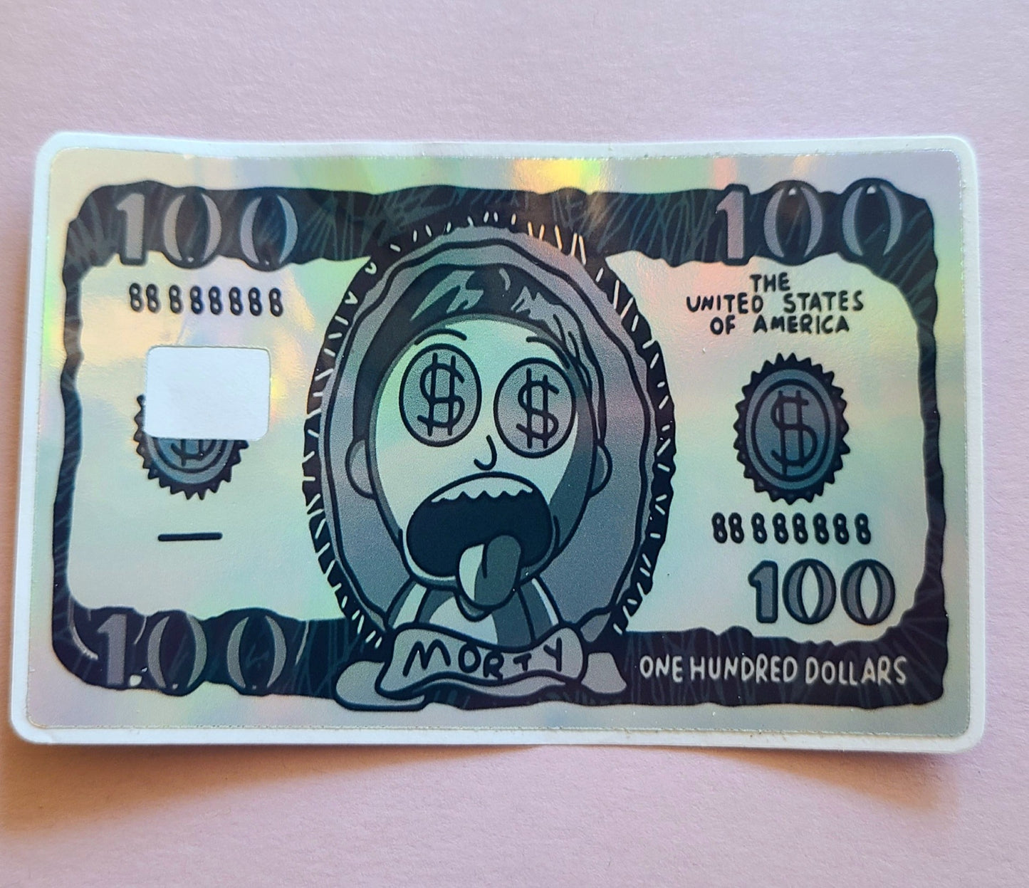 Holographic Rick and Morty Card Skins