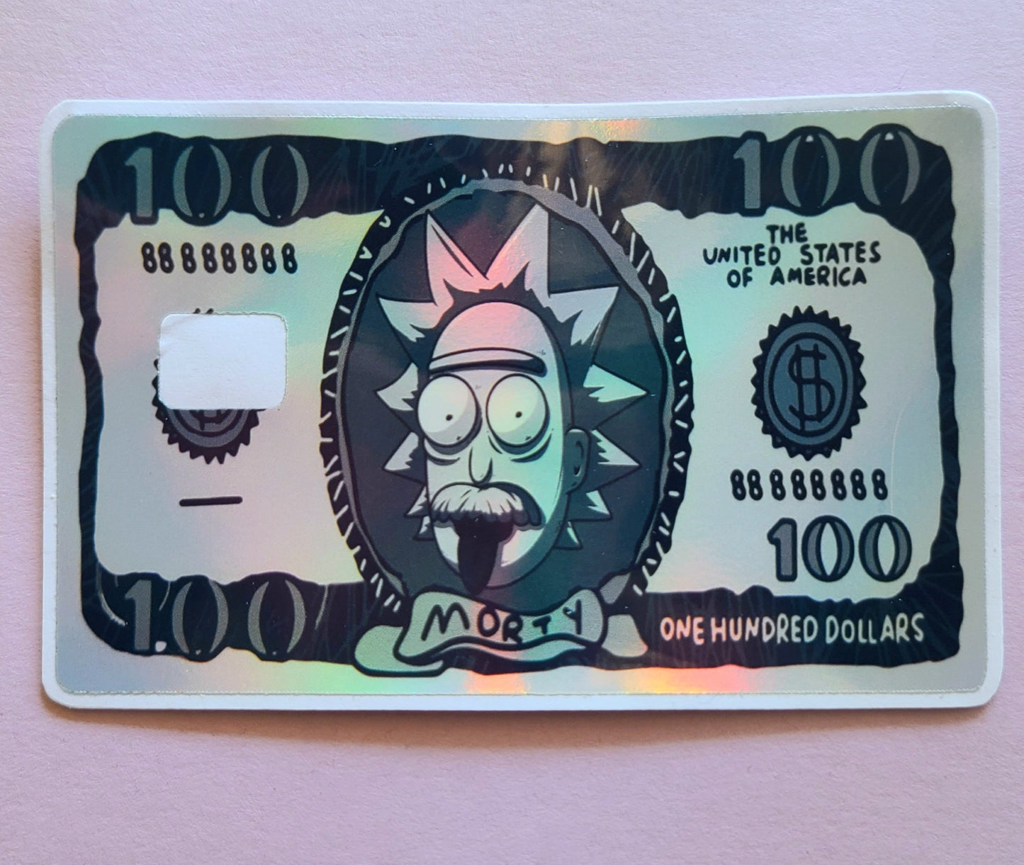 Holographic Rick and Morty Card Skins