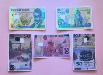 Holographic Pesos Mexicanos
