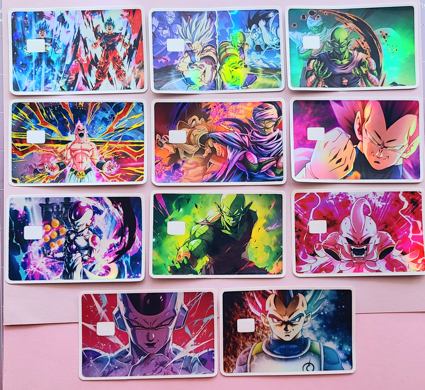 Holographic Dragonball Z Card Skins