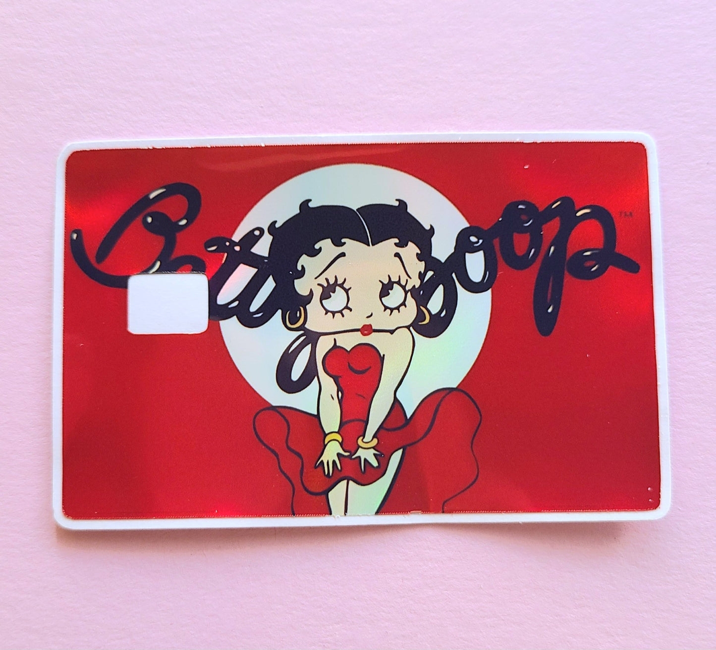 Holographic Betty Boop Card Skins