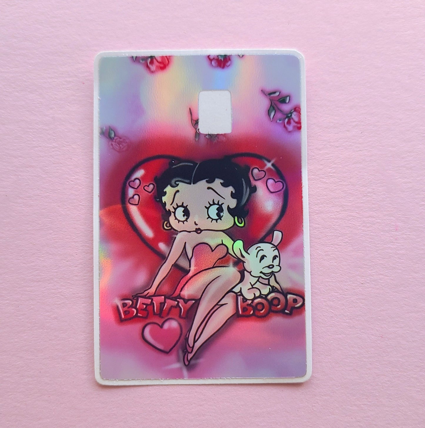 Holographic Betty Boop Card Skins