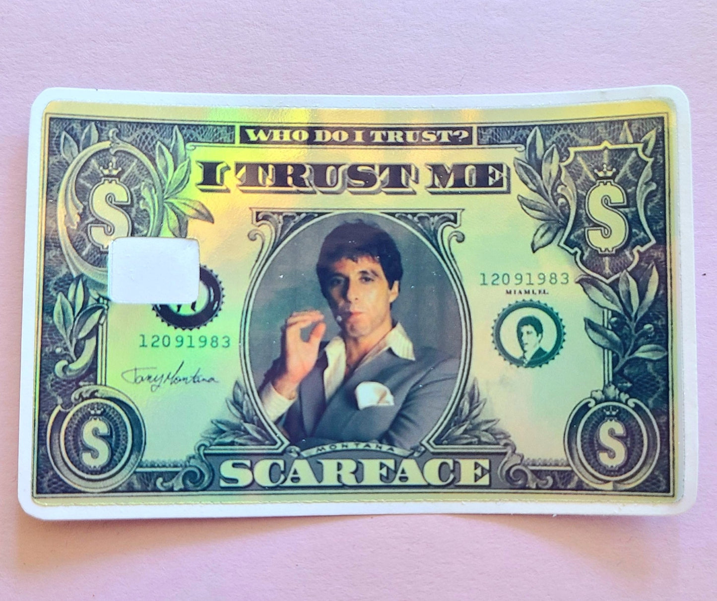 Holographic Scarface Card Skins
