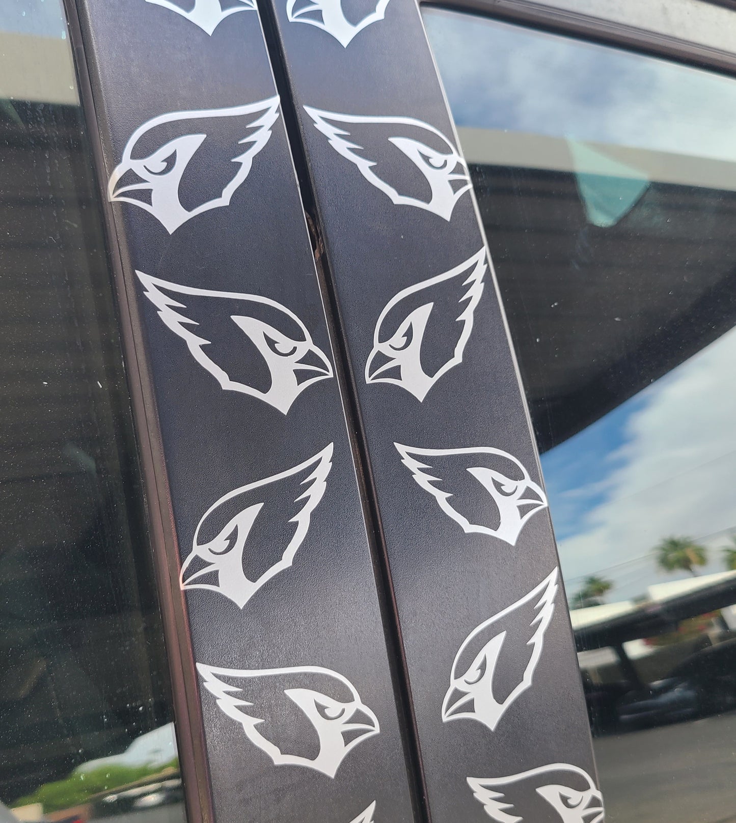 Cardinals Door Pillar Decal