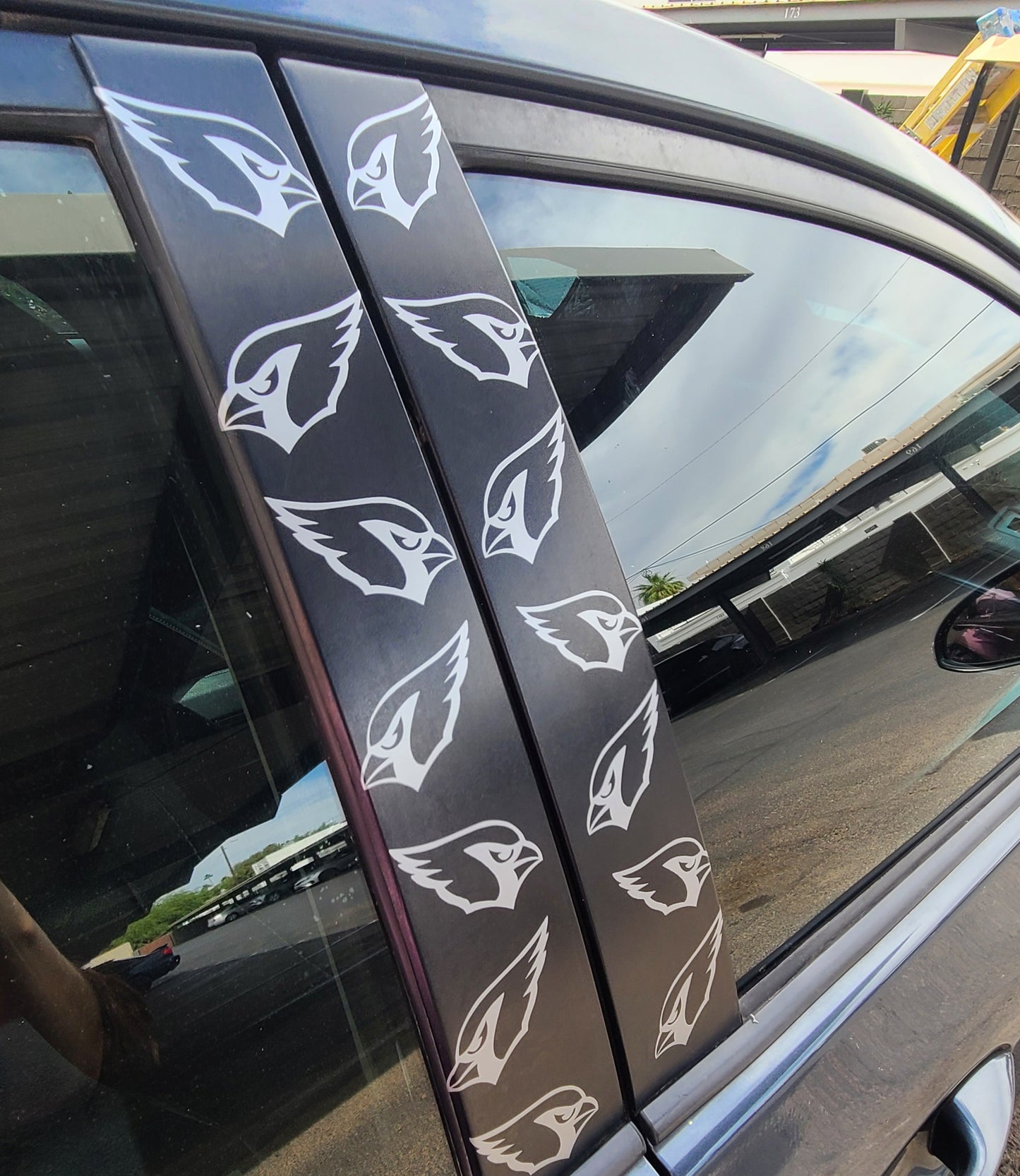Cardinals Door Pillar Decal