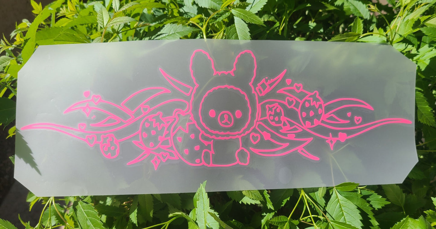 HOT PINK Sanrio Car Decals