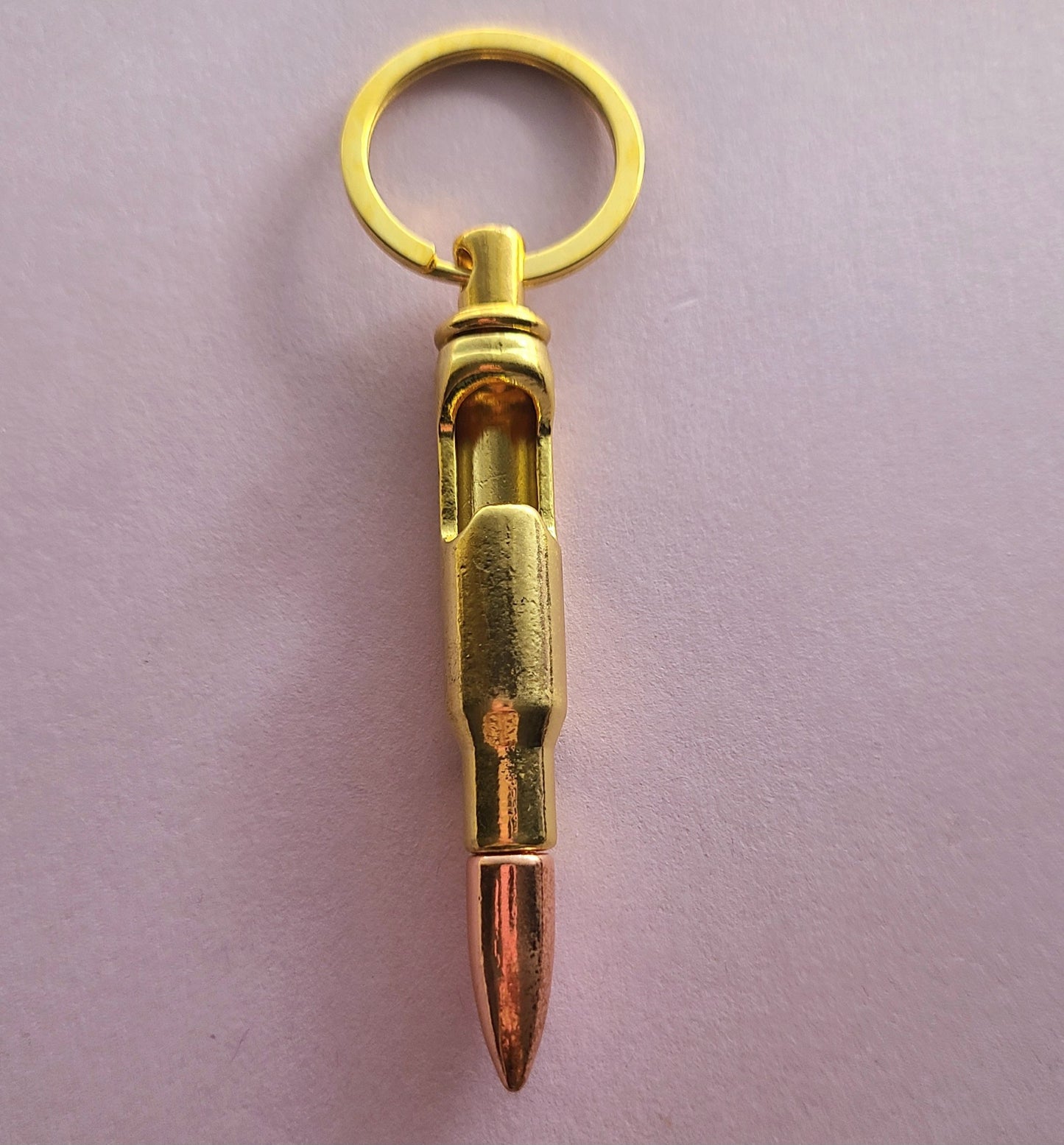 Gold Bullet Keychain