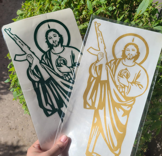 San Judas w/ Cuerno De Chivo