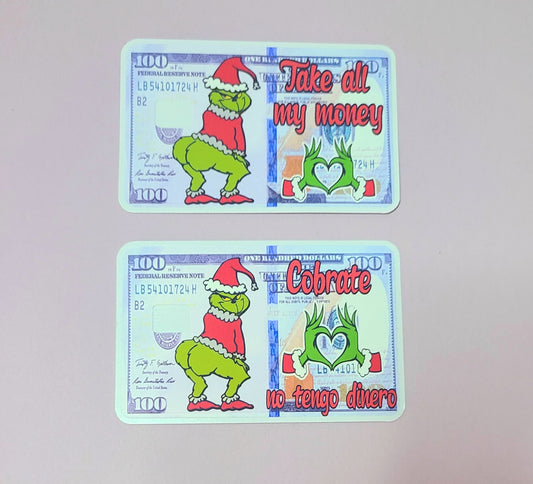 Grinch Card Skins