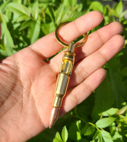 Gold Bullet Keychain
