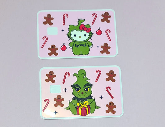 Cute Grinchmas Card Skins