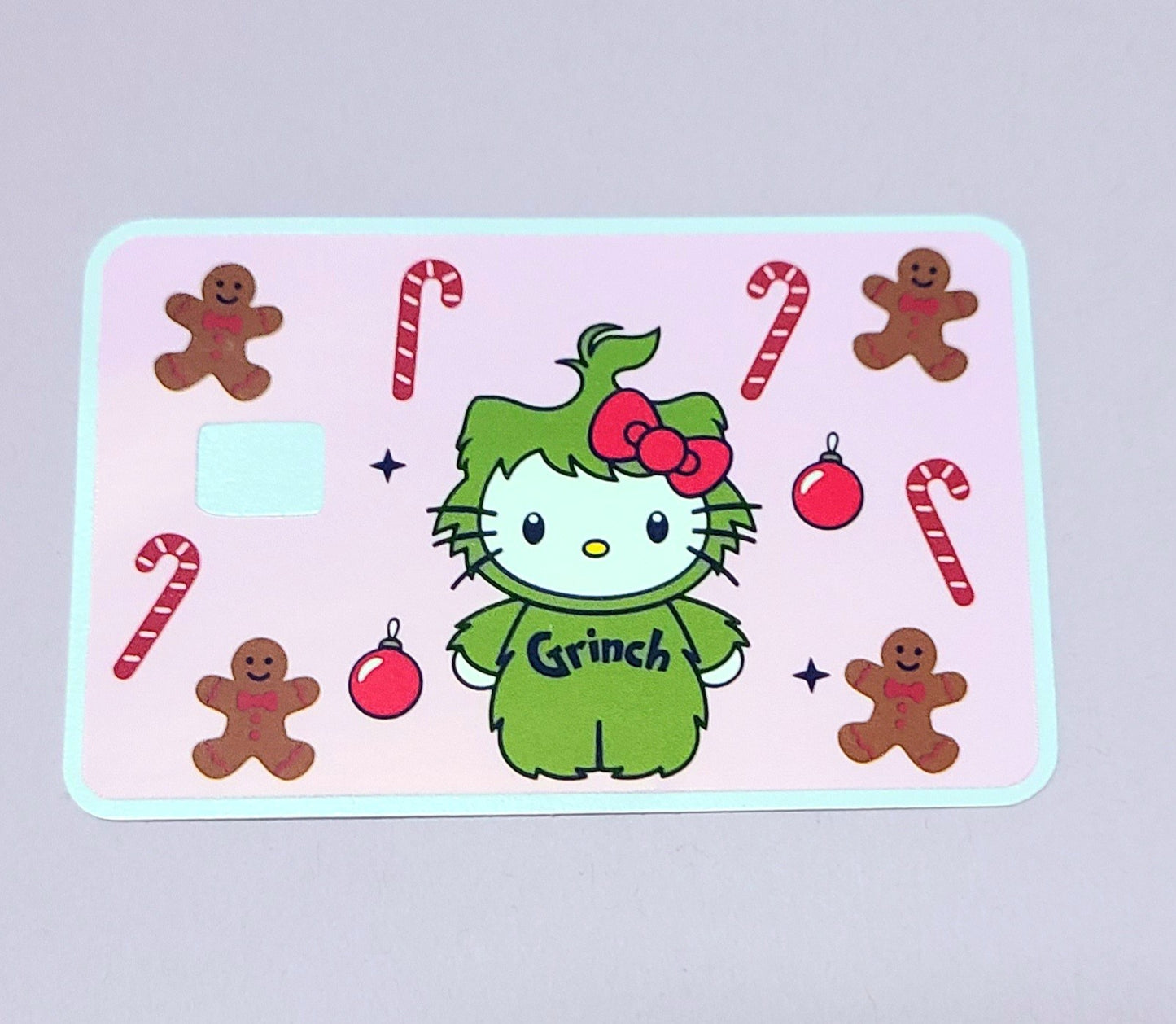 Cute Grinchmas Card Skins