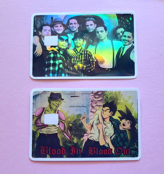 Holographic Blood in Blood Out Card Skins