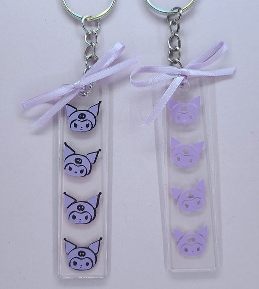 Kuromi Vinyl Keychains