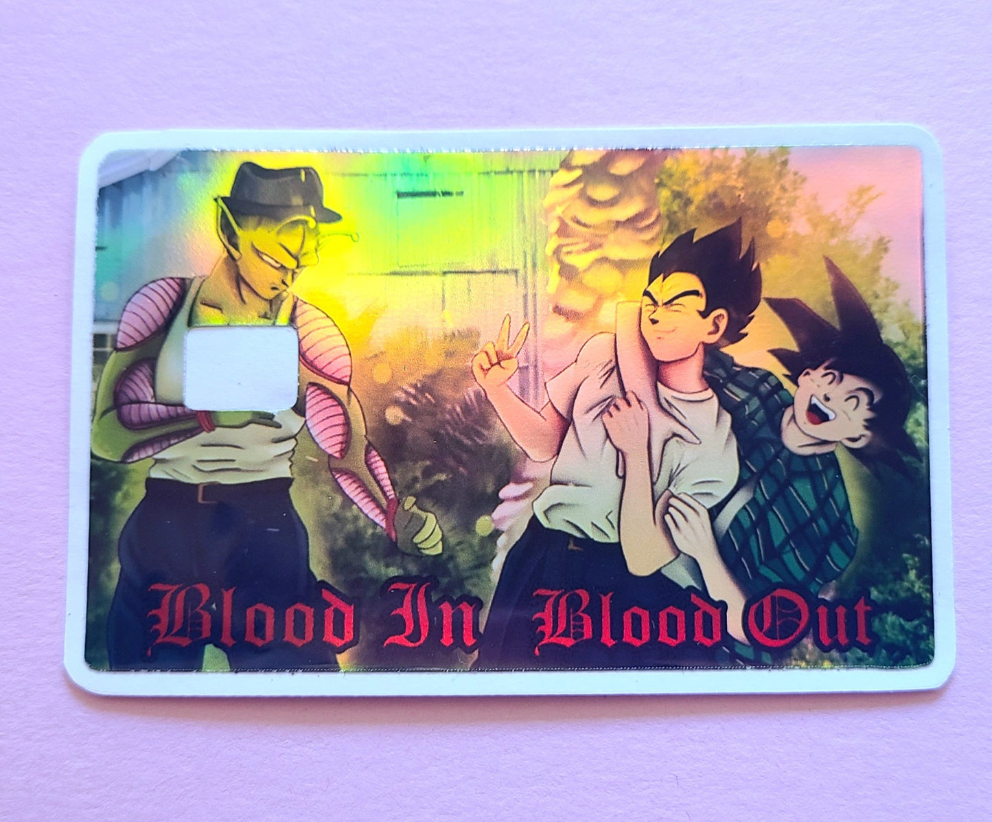 Holographic Blood in Blood Out Card Skins