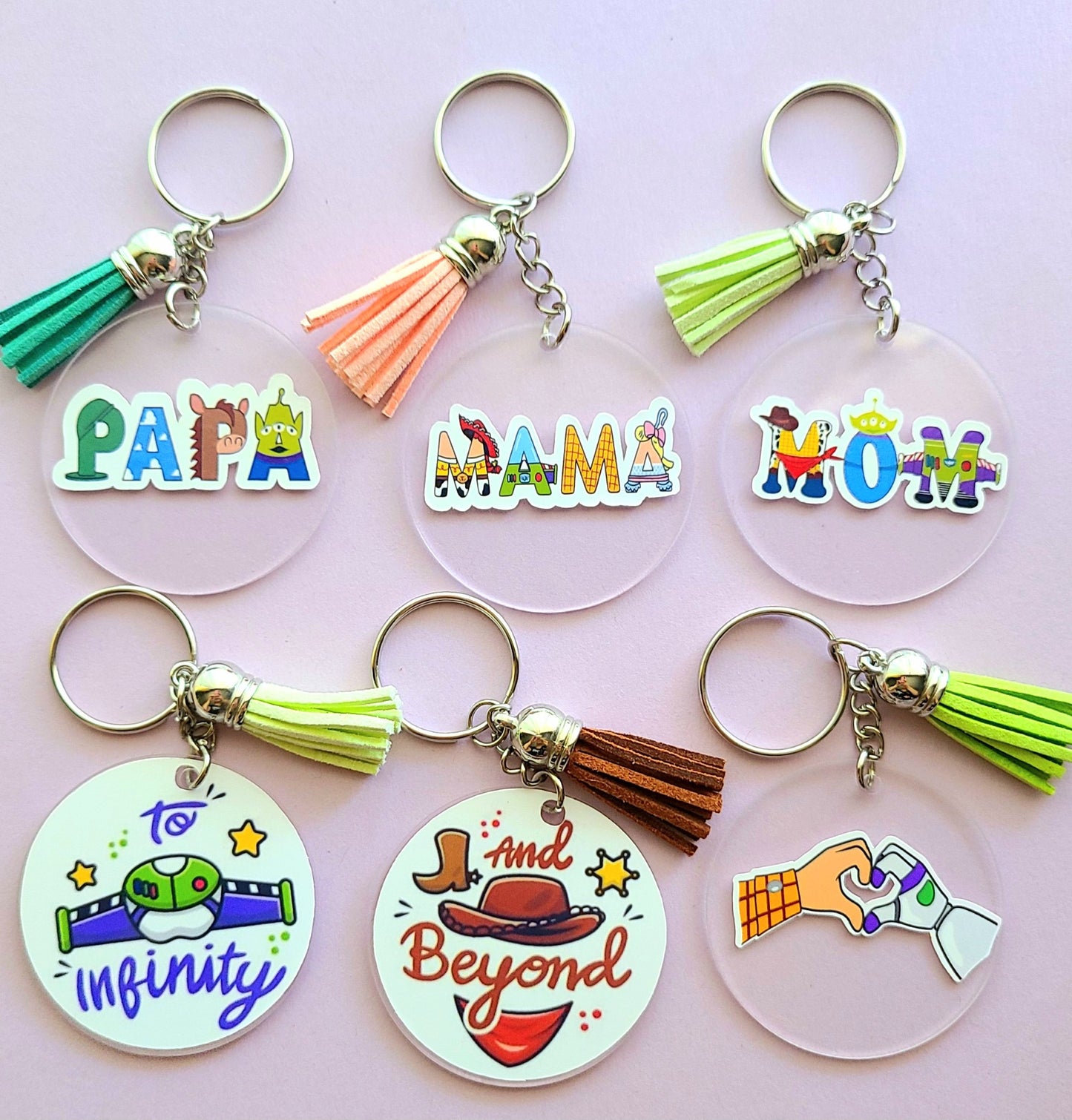 Toy Story Keychains