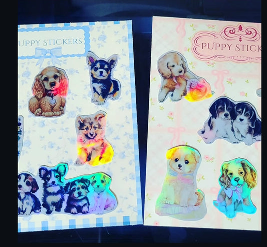 Cute Puppy Stickers