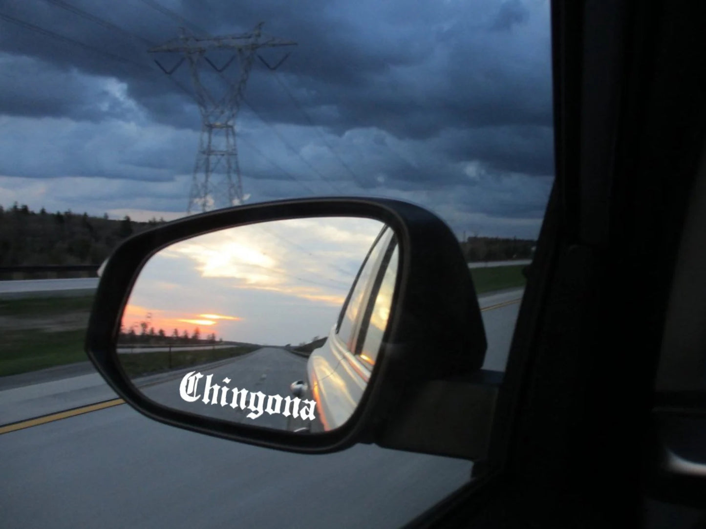 Car Mirror Decals