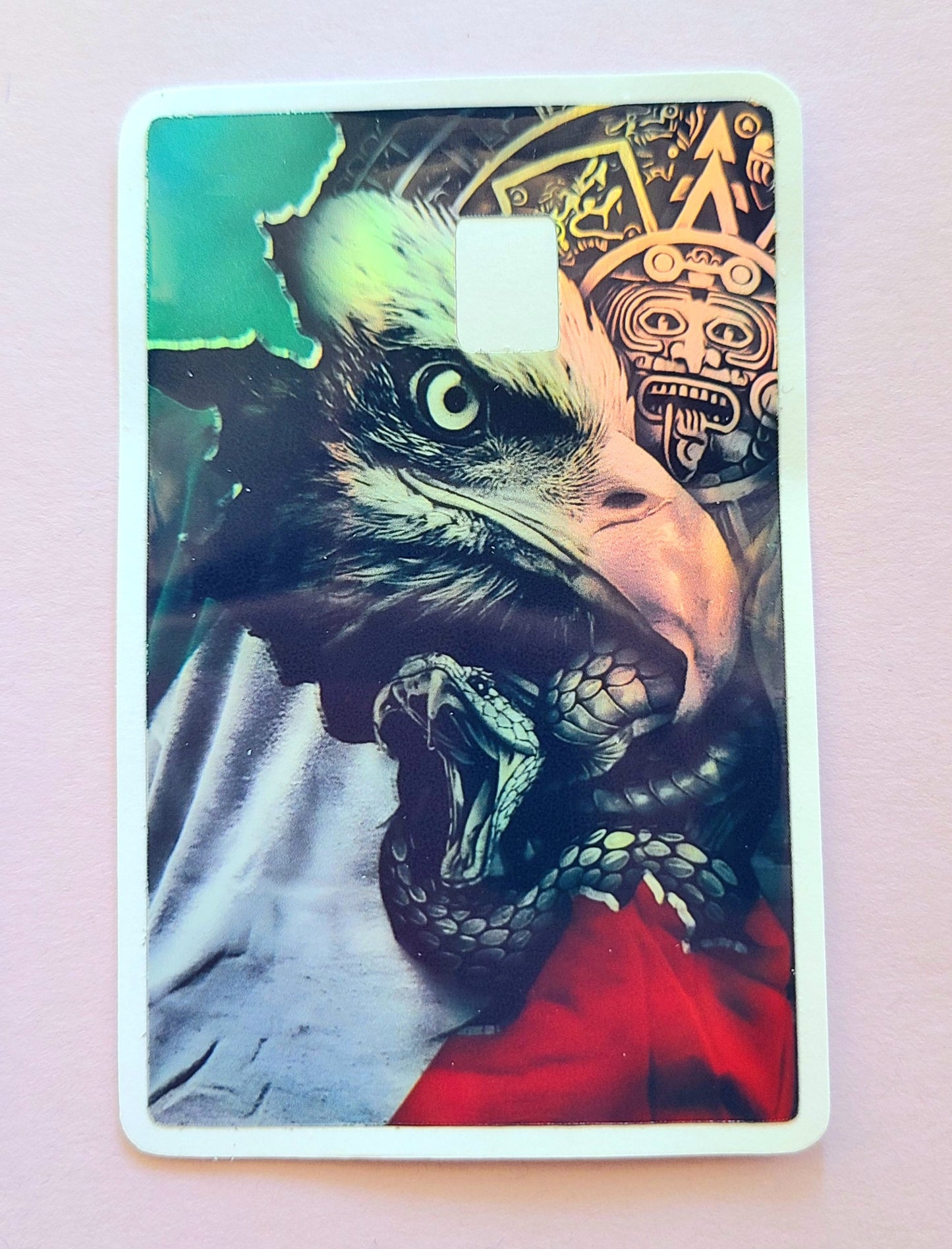 Holographic Patriotic Eagles Card Skins