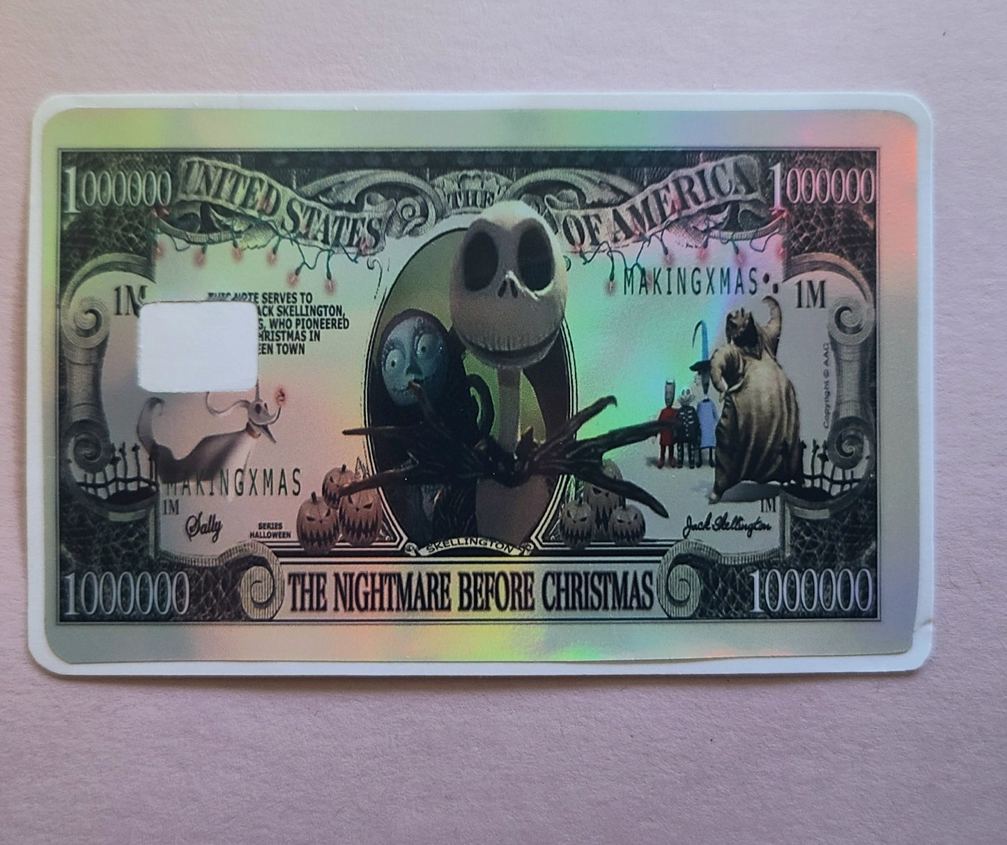 Holographic Money Designs Card Skins